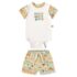 Conjunto infantil body e short Bichinhos - Up Baby Moda Madá
