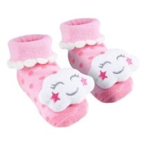 Meia chocalho com aplique de Nuvem – Buba