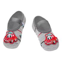 Meia sapatilha infantil com aplique de Carro – Puket