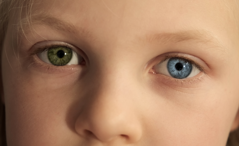cor dos olhos do bebe