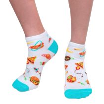 Meia soquete infantil Fast Food – Puket