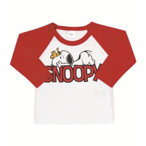 Camiseta manga longa Snoopy- Marlan