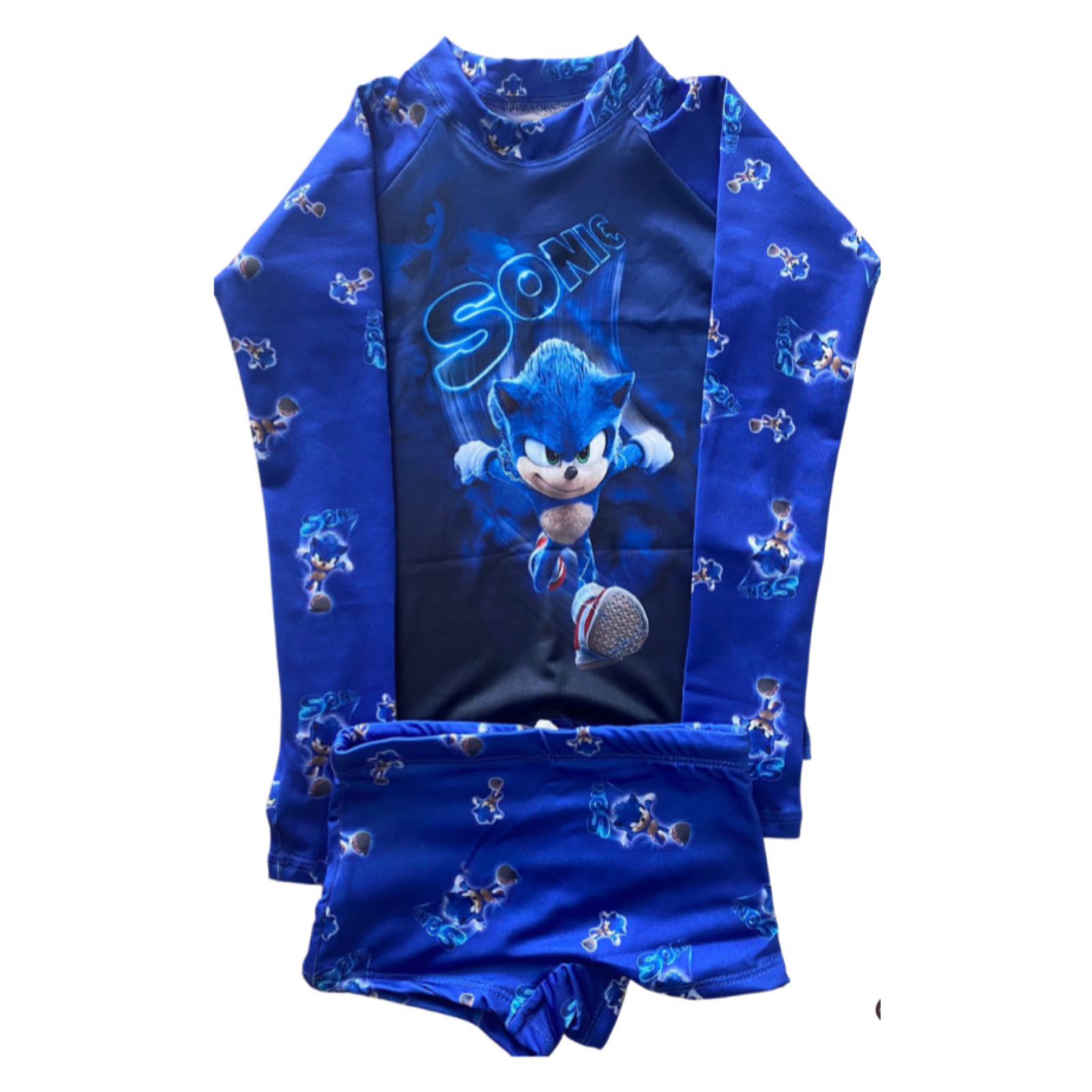 Conjunto Sonic Infantil Fantasia Aniversario