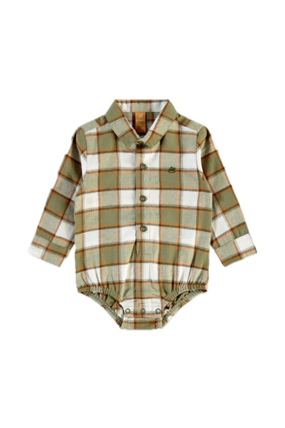 Body infantil camisa Xadrez – Up Baby