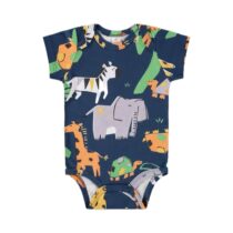 Body infantil manga curta Safari – Up Baby