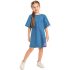 Vestido infantil Jeans - Quimby Moda Madá