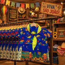 Camisa junina infantil manga curta São João