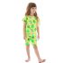 Pijama infantil curto Neon- Up Baby Moda Madá