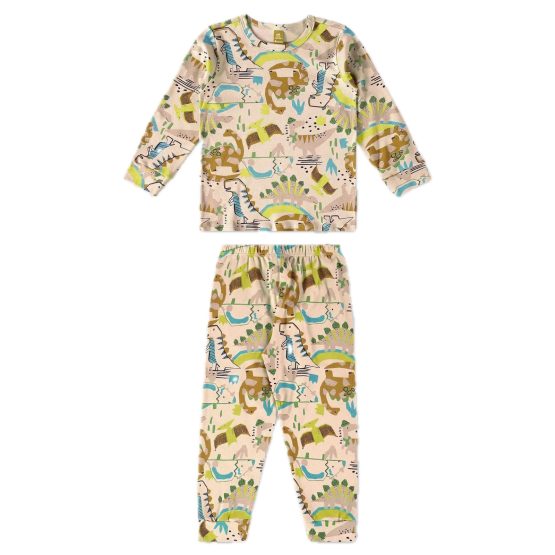 Pijama infantil longo Dinossauro – Up Baby