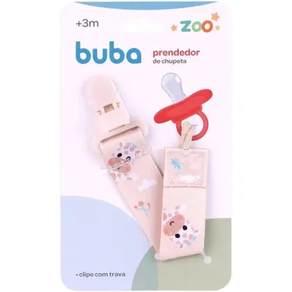 Prendedor de chupeta Zoo Girafa - Buba Prendedor de chupeta Zoo Girafa – Buba