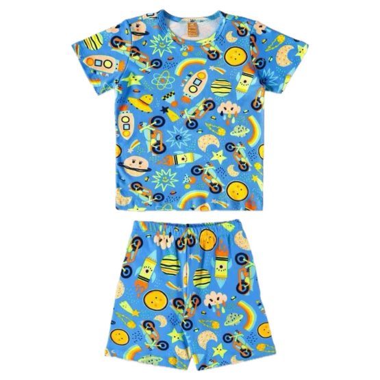 Pijama infantil curto Astros – Up Baby