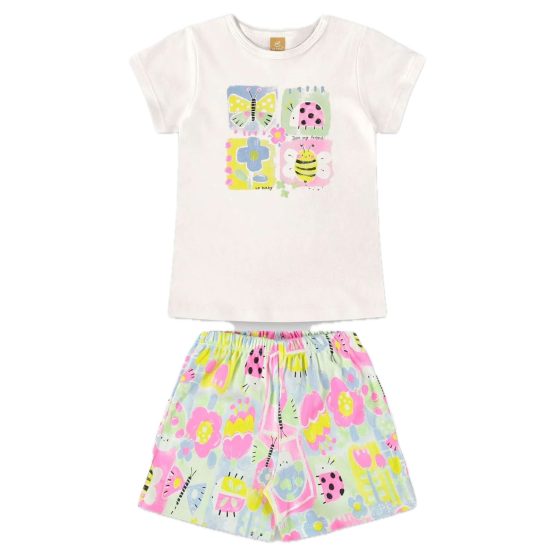 Pijama infantil curto Primavera – Up Baby