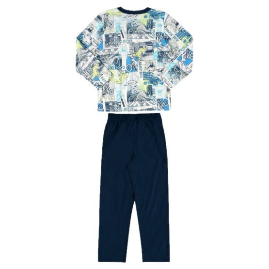 Pijama infantil longo Dinossauro – Quimby