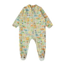 Macacão infantil manga longa com pezinho Animais – Up Baby