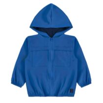 Jaqueta corta vento lisa com capuz – Up Baby