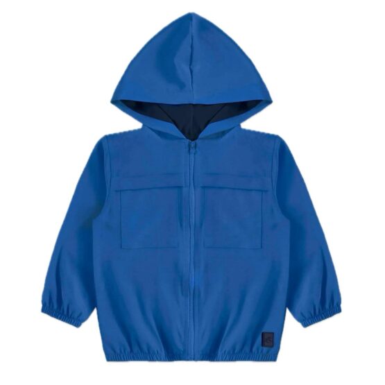 Jaqueta corta vento lisa com capuz – Up Baby