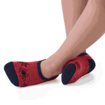 Meia sapatilha infantil Homem Aranha – Cia da Meia