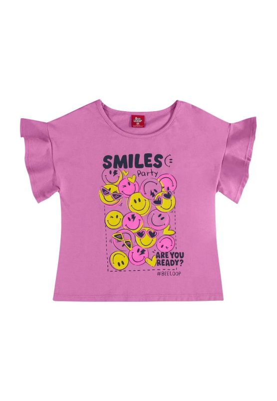 Blusa infantil Smile – Bee Loop