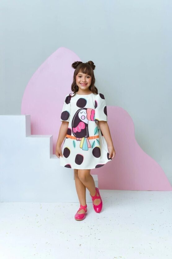 Vestido infantil Tucano
