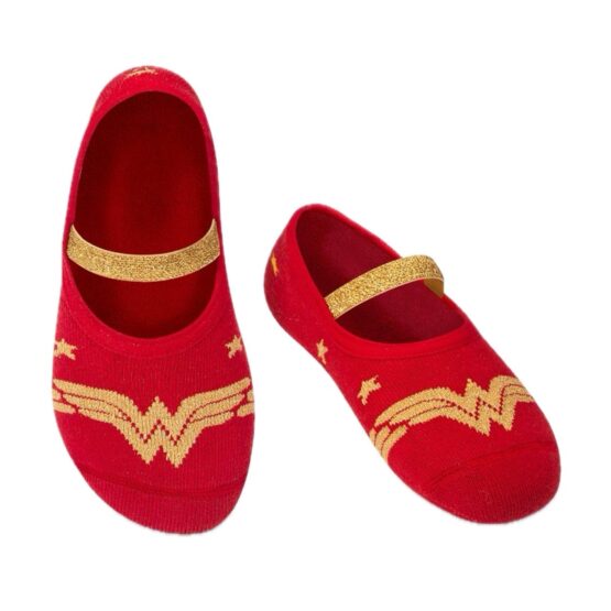 Meia sapatilha infantil Mulher Maravilha – Puket