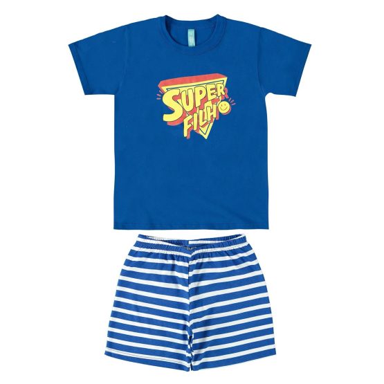 Pijama infantil curto Super Filho – Malwee