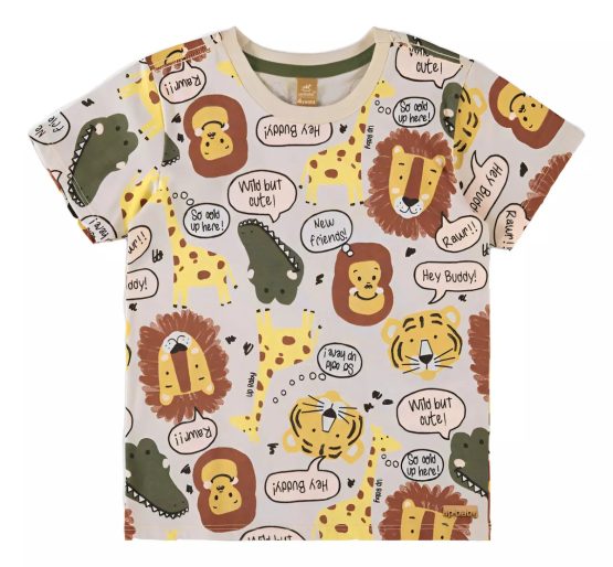 Camiseta infantil manga curta Safari – Up Baby