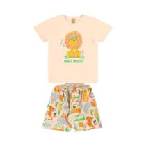 Pijama infantil curto Safari – Up Baby