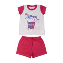 Pijama infantil curto brilha no escuro Pipoca – Boca Grande