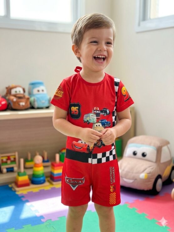 Fantasia infantil Carros Mcqueen