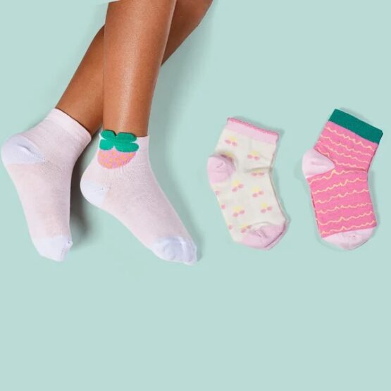 Kit 3 pares meias infantis Sortidas – Duck Meias