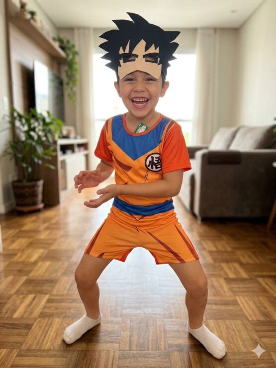 Fantasia infantil Goku Dragon Ball