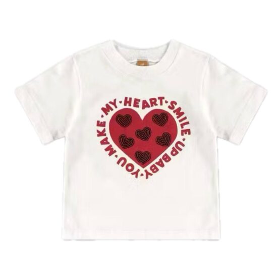 Blusa infantil Coração – Up Baby