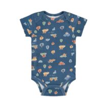 Body infantil manga curta Carrinho – Up Baby