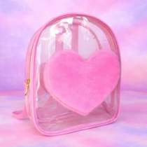 Mochila Coração Pelúcia