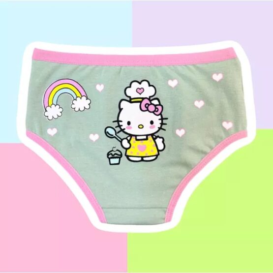 Kit calcinhas infantis Hello Kitty 2 peças