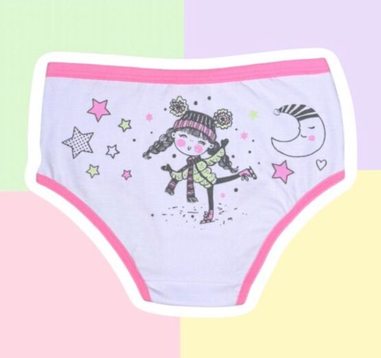 Kit calcinhas infantis Bonecas 2 peças