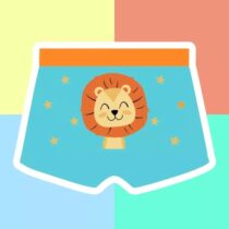 Kit cuecas infantis Safari 2 peças