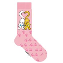 Meia cano longo infantil Gatinha Marie – Cia da Meia