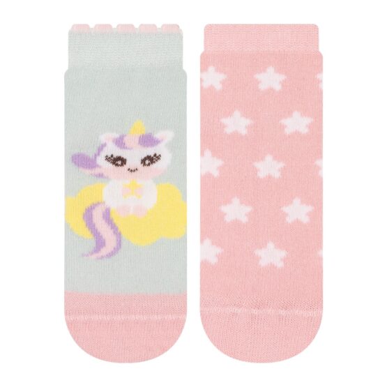 Kit 3 pares meias infantis Unicórnio – Cia da Meia