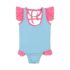 Maiô infantil Sereia bordada - Up Baby Moda Madá
