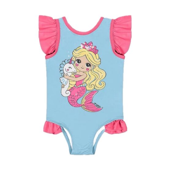 Maiô infantil Sereia bordada – Up Baby