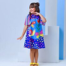 Vestido infantil Borboleta