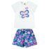 Pijama infantil curto Borboleta - Up Baby