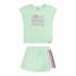 Conjunto infantil blusa e short/saia Sweet Candy - Elian