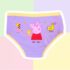 Kit calcinhas infantis Peppa Pig 2 peças Moda Madá