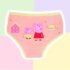 Kit calcinhas infantis Peppa Pig 2 peças Moda Madá