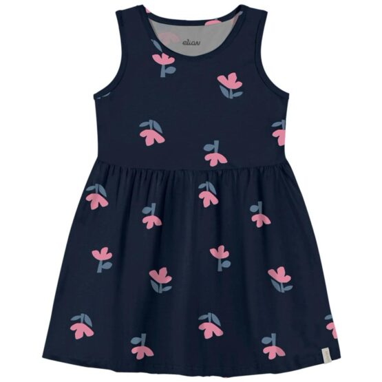 Vestido infantil Flores – Elian