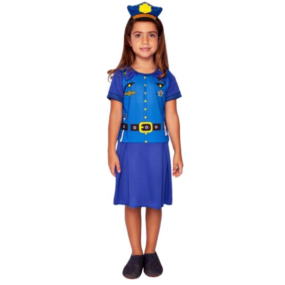 Fantasia infantil Policial Menina