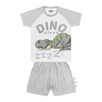 Pijama infantil curto brilha no escuro Dinossauro – Fakini
