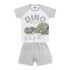 Pijama infantil curto brilha no escuro Dinossauro - Fakini
